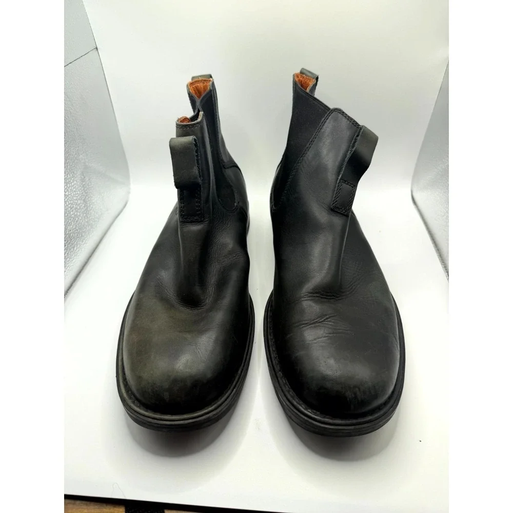 Timberland Mt. Washington City 88580 Mens 12 M Chelsea Black Leather Ankle Boots